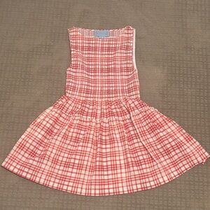 Hill House Red and White Checkered Dress